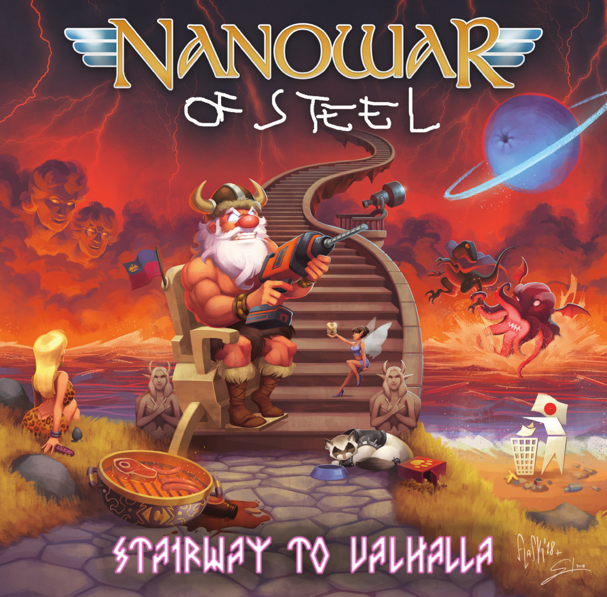 NANOWAR OF STEEL Stairway To Valhalla [Album Reviews ] Metal