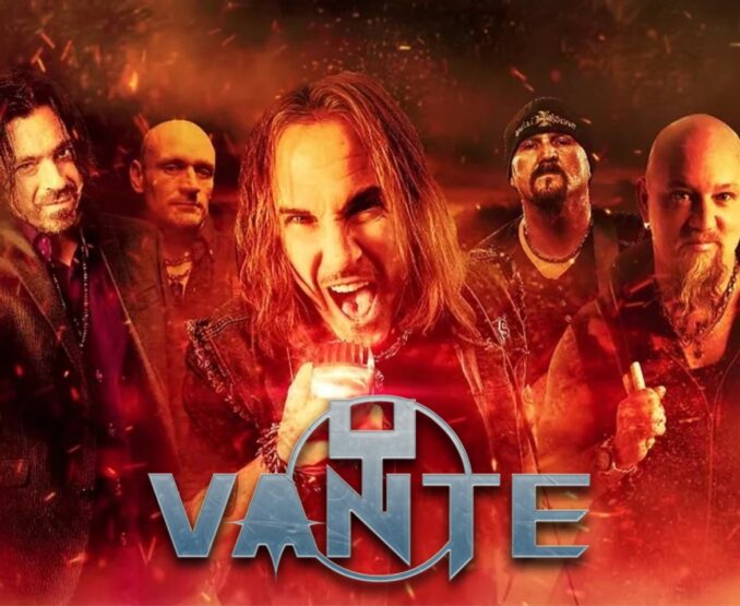 Vante band photo with logo.