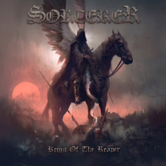 SORCERER - Reign Of The Reaper album cover art by Joakim Ericsson.