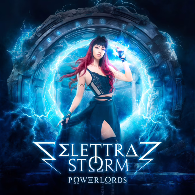 ELETTRA STORM - Powerlords album cover.