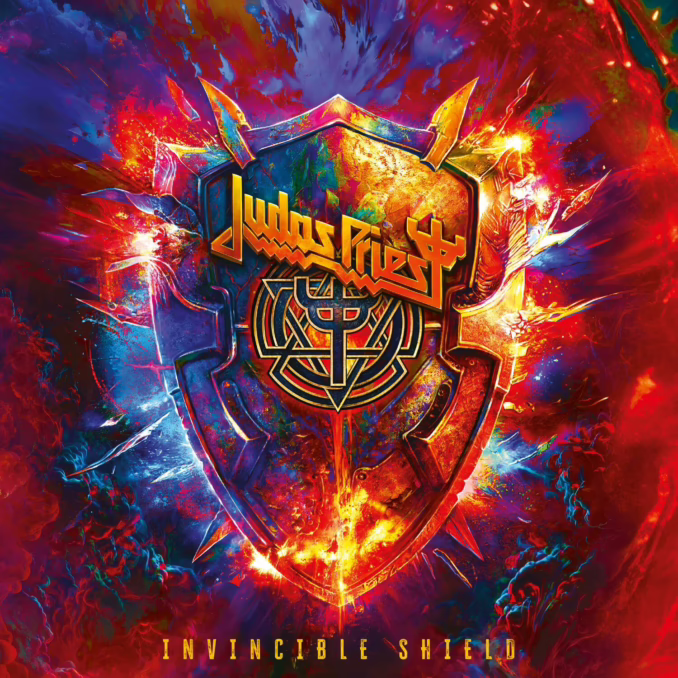Judas Priest - Invincible Shield album cover art